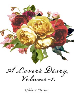 cover image of A Lover's Diary, Volume 1.